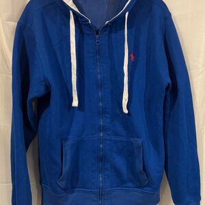 Ralph Lauren Royal Blue Zip-Up Sweater